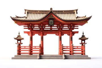 Fototapeta premium Japanese shrine architecture building