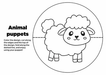 Printable animal puppet crafts for kids! Color, cut, and fold to create fun and interactive puppets. Perfect for playtime, storytelling, or classroom activities. Easy and engaging for all ages.