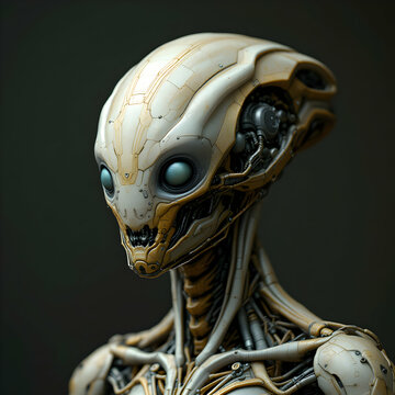 Futuristic Robotics: A Detailed Study of a Mechanical Alien Prototype with Advanced Features