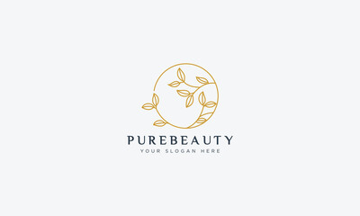 Fashion and beauty logo design  vector template