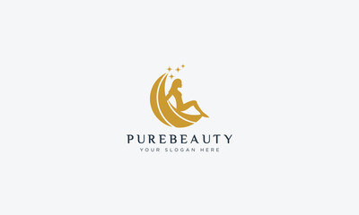 Fashion and beauty logo design  vector template