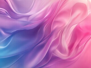 Obraz premium Abstract Pink and Blue Flowing Fabric Background