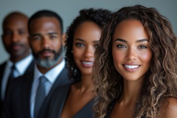 Obraz premium Diverses und erfolgreiches Business-Team im modernen Arbeitsumfeld