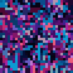 ABSTRACT PIXEL PATTERN BACKGROUND PASTEL COLORFUL MOSAIC GRID DESIGN WITH GEOMETRIC SHAPES VECTOR TEMPLATE GOOD FOR MODERN WEBSITE, WALLPAPER, COVER DESIGN 