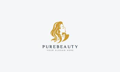 Fototapeta premium Fashion and beauty logo design vector template