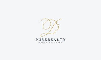 Fashion and beauty logo design  vector template