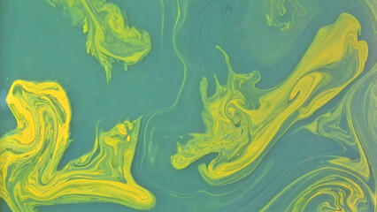 Naklejka premium Magnificent paintings made and created with special acrylic paint on water. Eye catchin backgrounds for your spaces