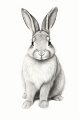 Obraz premium Bunny drawing sketch animal
