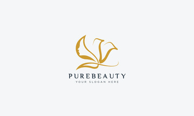 Fashion and beauty logo design  vector template