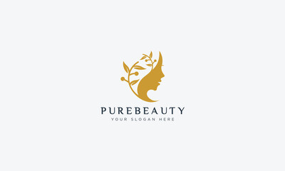Fashion and beauty logo design  vector template