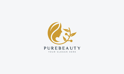 Fashion and beauty logo design  vector template