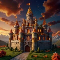 An old brick school building from the 19th century.