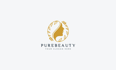 Fashion and beauty logo design  vector template
