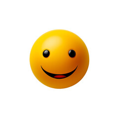 Happy yellow emoticon smiling face cheerful joyful expression