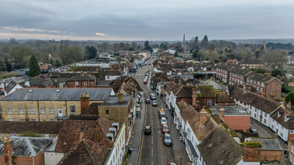 Obraz premium West Malling from a Drone