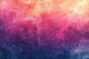 Fototapeta premium Abstract Gradient Background: Pink, Purple, and Blue Hues with Grunge Texture