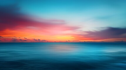 Fototapeta premium At dusk, the Aurora Australis or Aurora Borealis appears in cold seas.