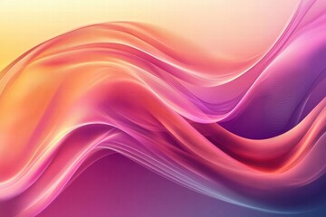 Fototapeta premium Abstract Flowing Lines in Purple, Red, and Orange