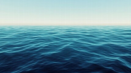 Obraz premium Serene Ocean Waves: A Tranquil and Timeless Landscape