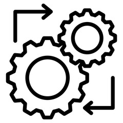 Process outline icon