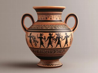 Ancient Greek Black-Figured Amphora: A Glimpse into Athenian Art
