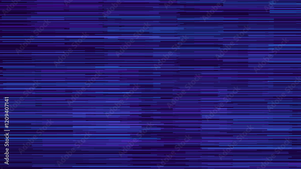 Fototapete Abstract Glitch Horizontal Lines Background. Unique Design Abstract Digital Noise Glitch Error Video Damage Texture. Aesthetics of Vaporwave or Cyberpunk Style. Vector Illustration.