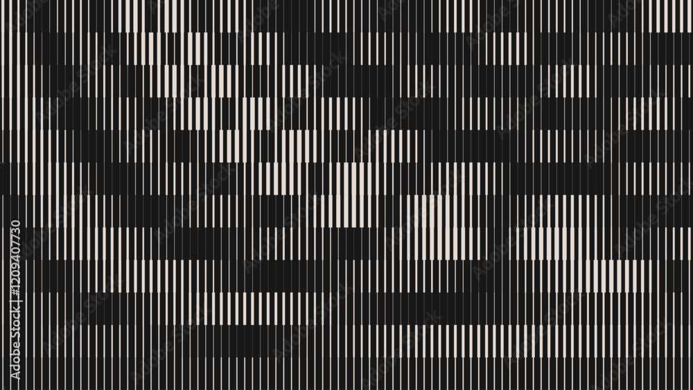 Poster glitch tv stripes screen. random width lines glitch overlay texture. retro vintage tv signal error a
