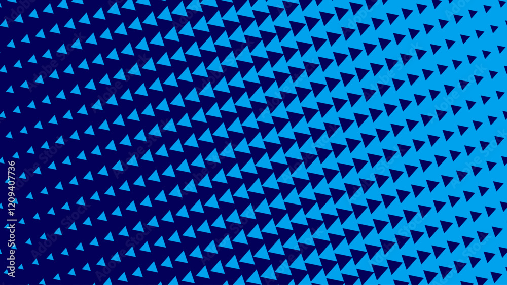 Poster Abstract Geometric Triangles Pattern. Hipster Fashion Design Print Triangle Pattern. Halftone Effect Background. Black and White Arrows Pointing Left and Right. Vector Illustration.