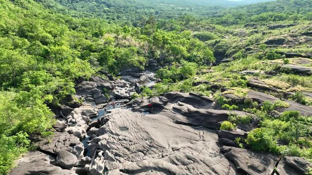Dron Vale da Lua, Chapada dos Veadeiros, Goias, Brasil