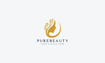 Fashion and beauty logo design  vector template