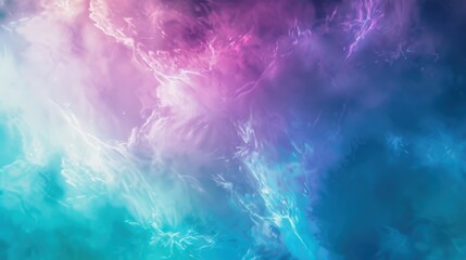 Ethereal Abstract Background with Soft Gradients and Fluid Colors in Shades of Purple, Blue, and Teal for Creative Design, Web Use, or Artistic Projects