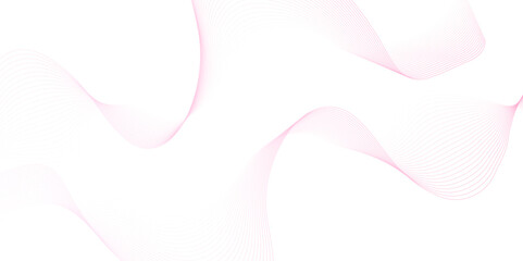 pink wave curve lines banner background design. Abstract soft wave lines dynamic flowing pink light isolated background. Vector Illustration of the pink pattern of lines. Black stripes on white .