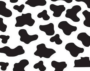 Cow pattern vector transparent background Animal print