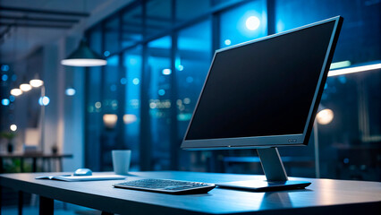 Naklejka premium monitor with a monitor