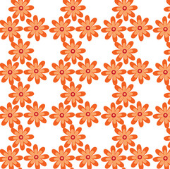 seamless pattern with flowers