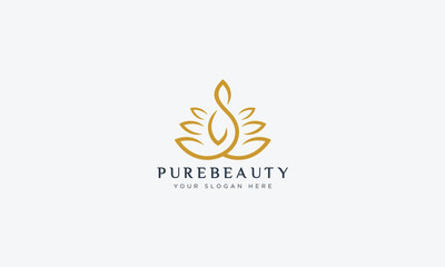 Fashion and beauty logo design  vector template