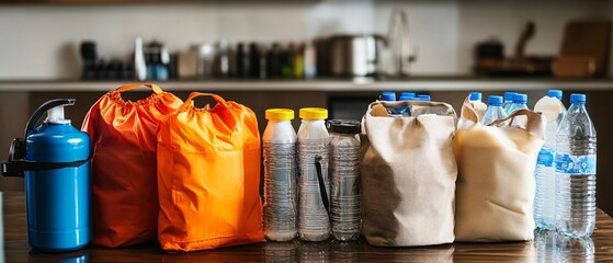 Prepared Hurricane Emergency Supplies and Bags for Safety and Readiness