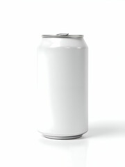 White can with blank lable