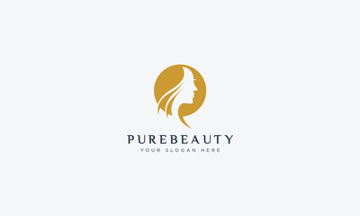 Fashion and beauty logo design  vector template