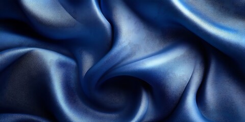 Obraz premium Smooth blue silk fabric texture.