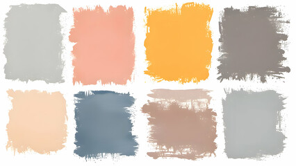 Set of watercolor banner templates