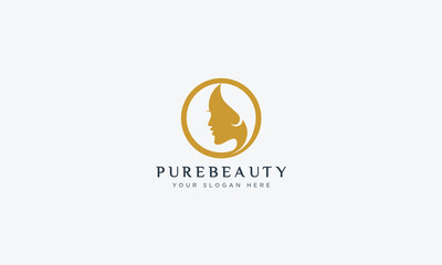 Fashion and beauty logo design  vector template