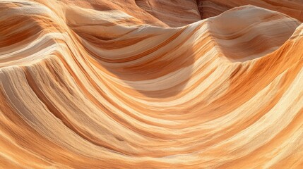 Obraz premium Stunning sandstone formations with layered textures and warm tones in a desert landscape.