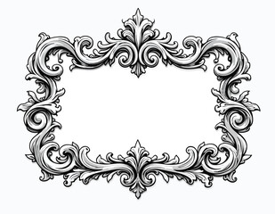 Black frame design @ illustration art