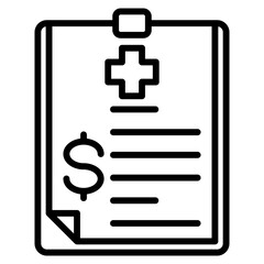 Fototapeta premium document administration single icon