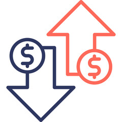 Volatility line color icon