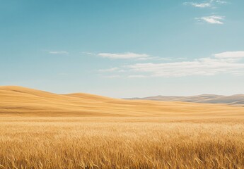 Obraz premium field of wheat