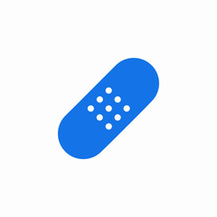bandage medical healthcare first icon vector sign