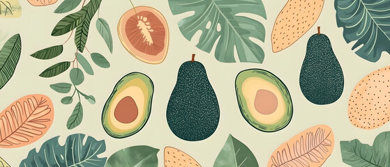 Avocado, fresh fruit for health