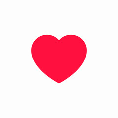 heart love favorite like icon vector sign